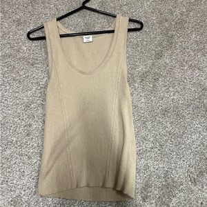 Abercrombie & Fitch Tan Ribbed Tank Top